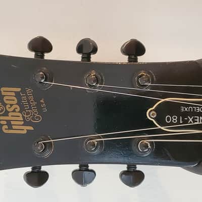 1983 Gibson Sonex 180 Deluxe Ebony Black w/ Kahler (Locking Trem) & EMG PUPs Made In USA image 10