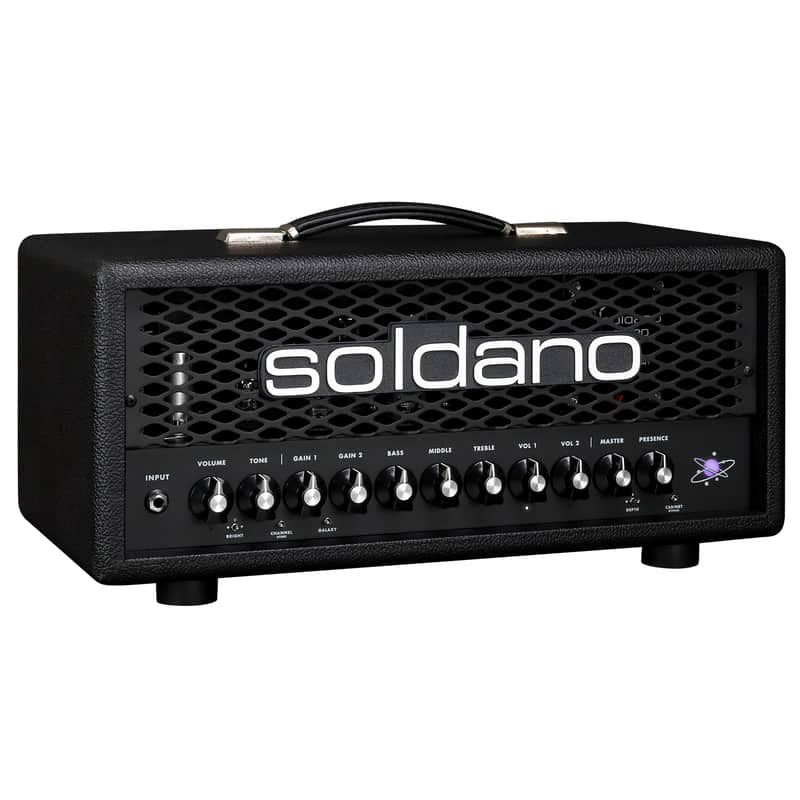 Soldano ASTRO-20 3-Channel 20-Watt Guitar Amp Head - Black image 1