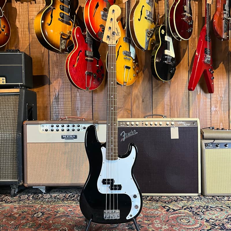 Squier Precision Bass 20th Anniversary 2002 - Black | Reverb