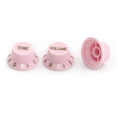 One Volume Two Tone 1V2T Switch Knobs, 3PCS Top Hat Bell Speed Potentiometer Control Knobs Arabic Numerals Scale with 6mm Dia. Shaft Pots for Electric Guitar Bass Replacement Part image 2