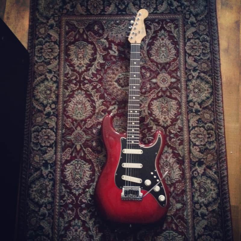 Fender Elite Stratocaster 1983 Transparent Red Burst image 1