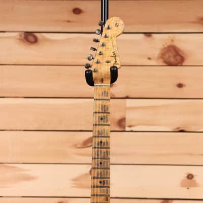 Fender Custom Shop Limited Andy Hicks Masterbuilt 1958 Stratocaster Heavy Relic - Poison Apple Red-AH0266 image 5