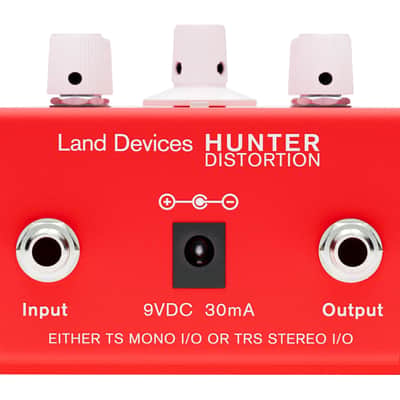 Land Devices Hunter Stereo Distortion Pedal (Red) image 3