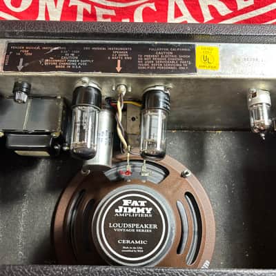 Fender Champ 6-Watt 1x8" Guitar Combo 1974 with Fat Jimmy Speaker image 4