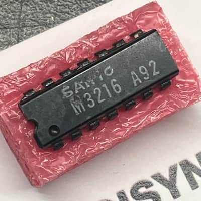 ORIGINAL Sanyo M3216 Frequency Divider IC (Batch Code: A92) for Roland SH-3/3A, SH-7, RS-101/202, Korg Maxikorg 800DV, and more image 3