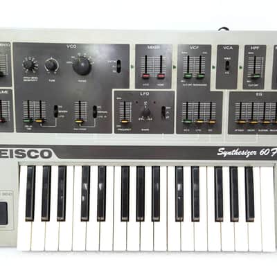 Teisco Synthesizer 60F S-60F Vintage Analog Mono Synth RARE! Working Arp Kawai S60F s-110f image 4