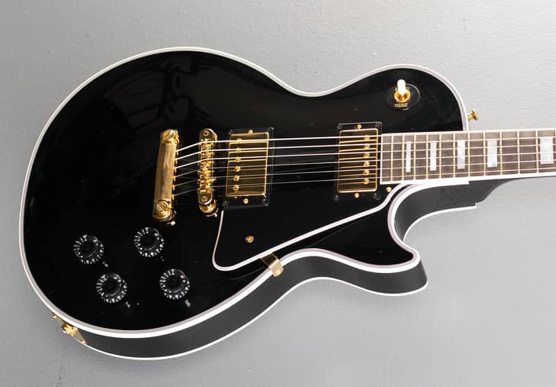 Gibson Custom Shop Les Paul Custom w/Ebony Fingerboard Gloss - Ebony image 1
