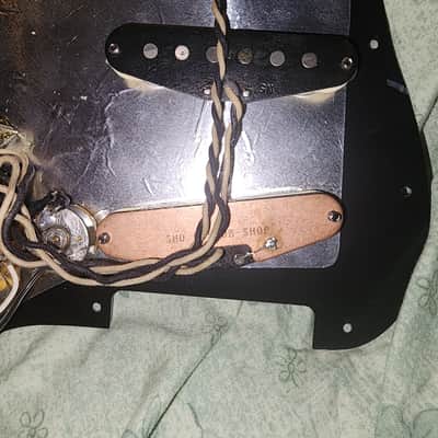 11-Hole Tortoiseshell Strat Pickguard Loaded with Seymour Duncan Custom Shop Staggered Pole Pickups + Backplate - SSS image 3