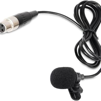 Microphone with Mini XLR Jack, Hand-Free Clip-on Lapel Mic Compatible with Wireless Mic System UHF bodypacks Voice Amplifier image 1