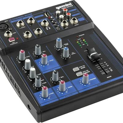 Gemini GEM-05USB 5-CHANNEL BLUETOOTH Recording Live Sound Mixer, w/ USB Playback image 2