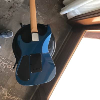 Charvel  (Jackson) CX 692  1992  MIJ - Blue - Dimarzio DP159 FBK Evolution bridge image 4