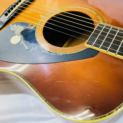 YAMAHA LL-6JS Acoustic guitar with single-ply top image 8