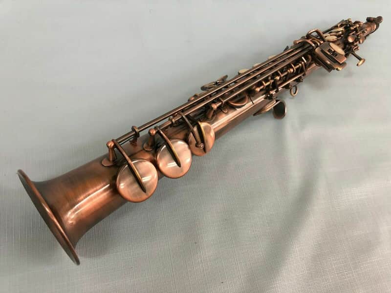 Professional Antique Soprano Straight Saxophone Sax New image 1