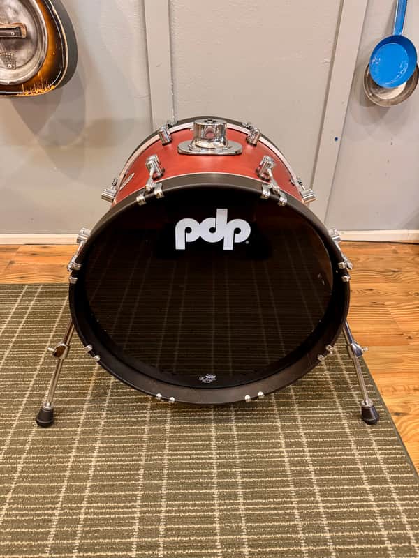 PDP Concept Maple 14x18” Oxblood Bass Drum image 1
