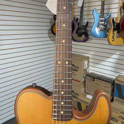 Fender Acoustasonic Standard Telecaster - Aged Natural & PLEK*D #774 image 7