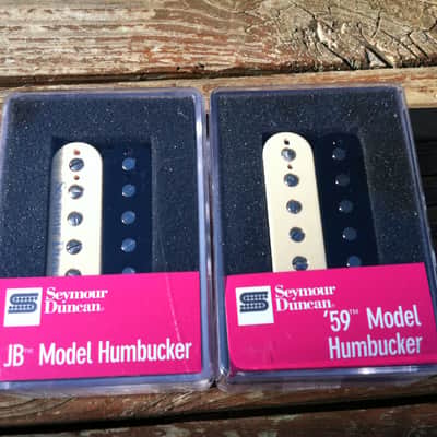 Seymour Duncan SH-4 JB Bridge & SH-1n 59 Neck ZEBRA Humbucker Pickup Set image 4