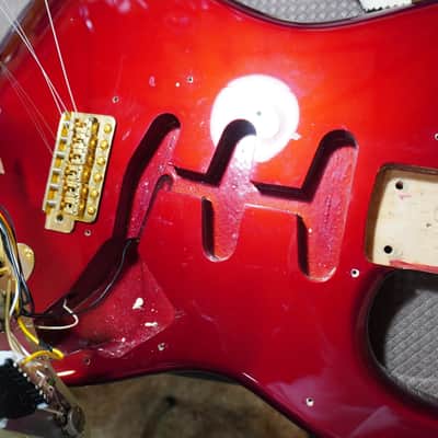 1999 Fender Japan Chris Impellitteri Signature Stratocaster ST68G-115CI Candy Apple Red CIJ image 19