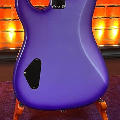 Rare 1987 Hohner Professional ST Metal 1H Violet Burst Electric Guitar - Korea image 7