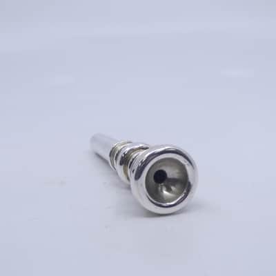 C. Bosc 1 1/4 Baroque Trumpet Mouthpiece w/ 3 Backbore - Silver image 4