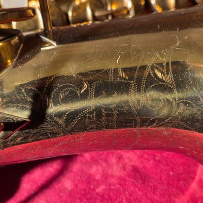Vintage Early 1920s Buescher True Tone Low Pitch Eb Alto Saxophone w/ Original Carrying Case - RECENTLY REPADDED!! image 3