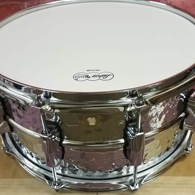 Ludwig *Pre-Order* Supraphonic 6.5x14" Hammered Chrome Imperial Lugs Kit Snare Drum LM402K | Made in the USA | NEW | Special Order | Authorized Dealer image 2