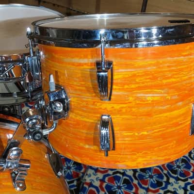 Ludwig The Doors, John Densmore, Robbie Krieger Played Ludwig 22,13,16,5×14 Supraphonic. Documented!! 1968 - Mod Orange image 14