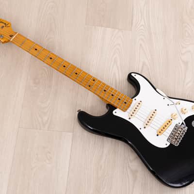 1983 Fender '57 Stratocaster JV ST57-85 Black w/ USA Fullerton Pickups, Japan MIJ Fujigen image 11