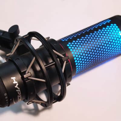 HyperX Quadcast S USB microphone RGB lighting - used image 3