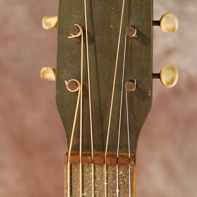 Vintage RARE Supertone sold by Sear Singing Cowboys Scene Guitar 1942 Original Case image 6
