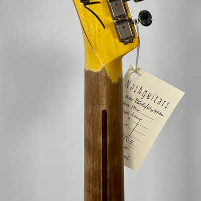 Nash T-2HB Pine Body 2021 Olympic White / Blackguard, Med Soft-V Neck NEW (Authorized Dealer) image 9