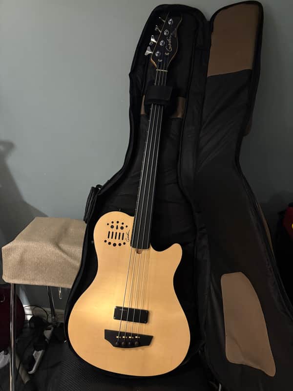 Godin A4 Ultra Fretless 2000s - Natural image 1