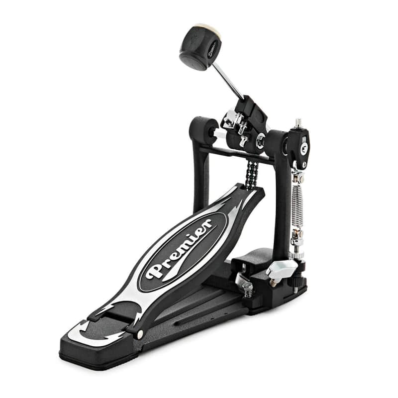 Premier Artist Single Bass Drum Pedal Double Chain Drive Reversible Beater PAHW-SPD image 1