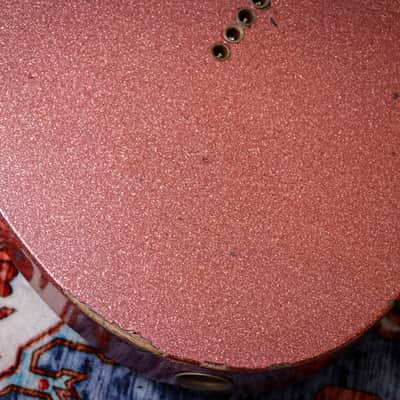 FENDER USA Custom Shop Ltd '61 Reissue Telecaster Relic "Champagne Sparkle + Rosewood" (2022) image 25