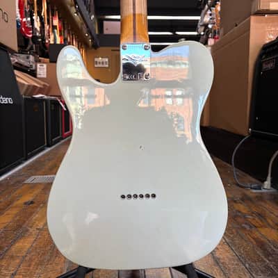 Fender Custom Shop 1955 Telecaster Journeyman Relic Electric Guitar Super Aged Sonic Blue w/Tweed Case image 3