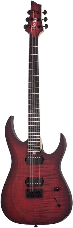 Schecter Sunset-6 Extreme Scarlet Burst image 1