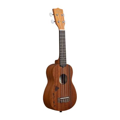Kala Mahogany 4-String Soprano Ukulele (Hawaiian Islands and Tattoo Band) image 3