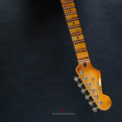 Fender Stratocaster Black Left Handed Heavy Aged Relic image 16