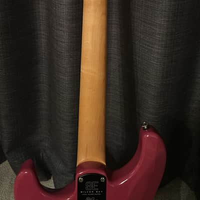 PRS SE Silver - Dragonfruit - w/gig bag image 5