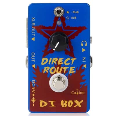 Caline CP-64 Direct Route Blue Headphone Amp & DI Box, FREE PICK + HOLDER+ FREE SHIP USA image 9