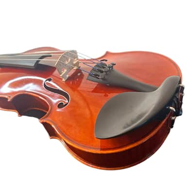 HandMade Violin Outfit 4/4-Italian Spruce,Flamed back, Vivid sound image 3