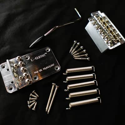 L Guitar Glide PRO Tremolo Bridge with Claw Lock Resonator image 7