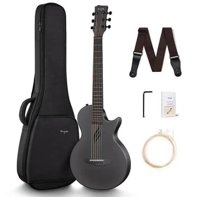 Enya Nova Go SP1 BLK Smart Acoustic Smart Guitar Built in Effects Carbon Fiber Acoustic-Electric Guitar 2025 image 1