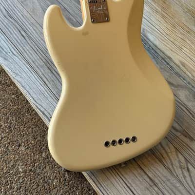 2015 Fender American Standard Jazz Bass V - Olympic White image 12