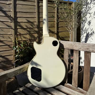 Blitz Les Paul Custom by Aria Pro II, 1992 Vintage White, Made in