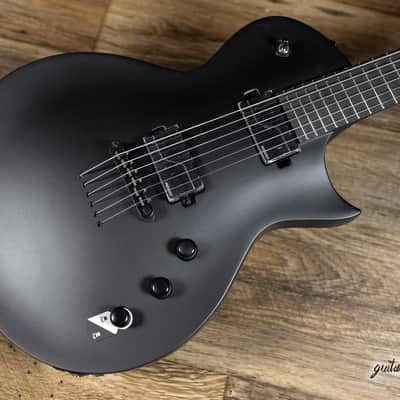 ESP LTD EC-1000 Baritone Fishman Fluence Guitar – Charcoal Metallic Satin image 8