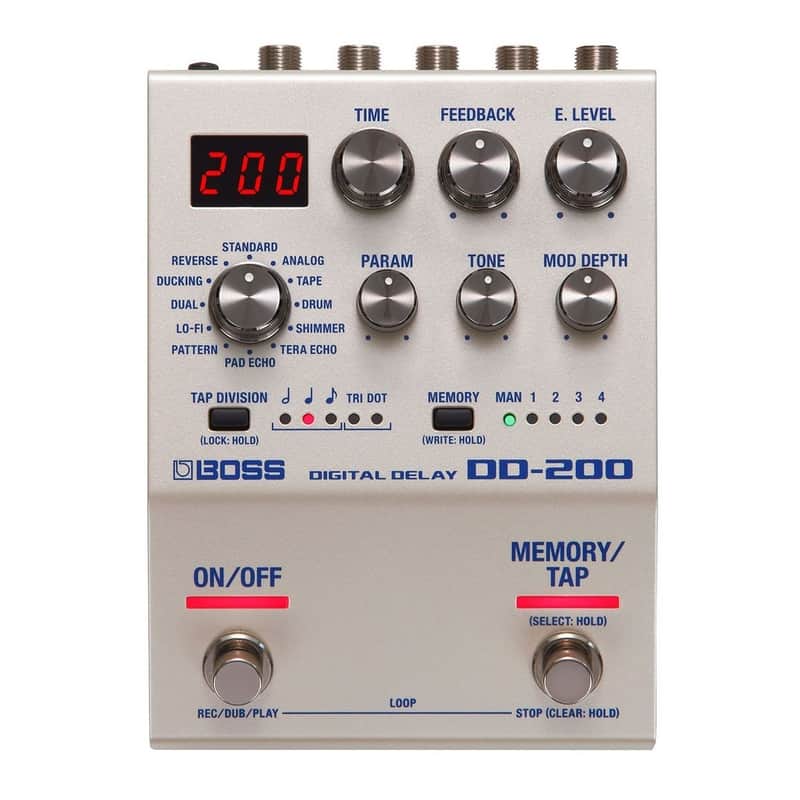 Boss DD-200 Digital Delay Pedal image 1