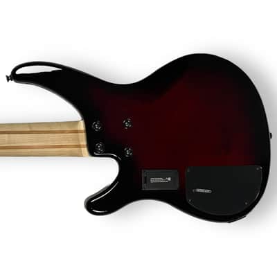 Yamaha TRBX 605FM 5-String, Dark Red Burst / Rosewood image 5
