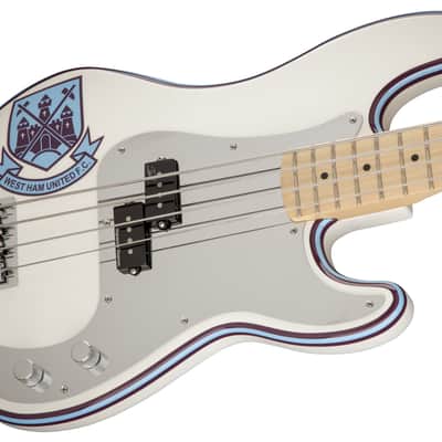 Fender Steve Harris Precision Bass - Olympic White image 3