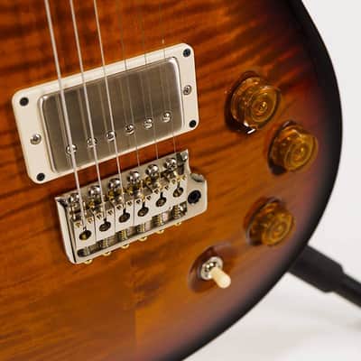 PRS DGT Flame Maple Select Top - David Grissom Signature Amber Tri Burst and Bird Inlays w/ Case image 6