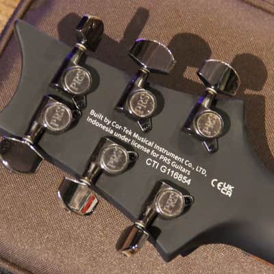 PRS Limited Edition SE "Exotic" Custom 24-08 Popular Burl Lake Blue Midnight Burst image 9